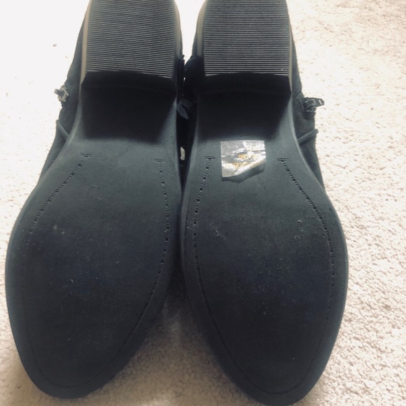 Black Fringe Booties - Picture 3 of 3